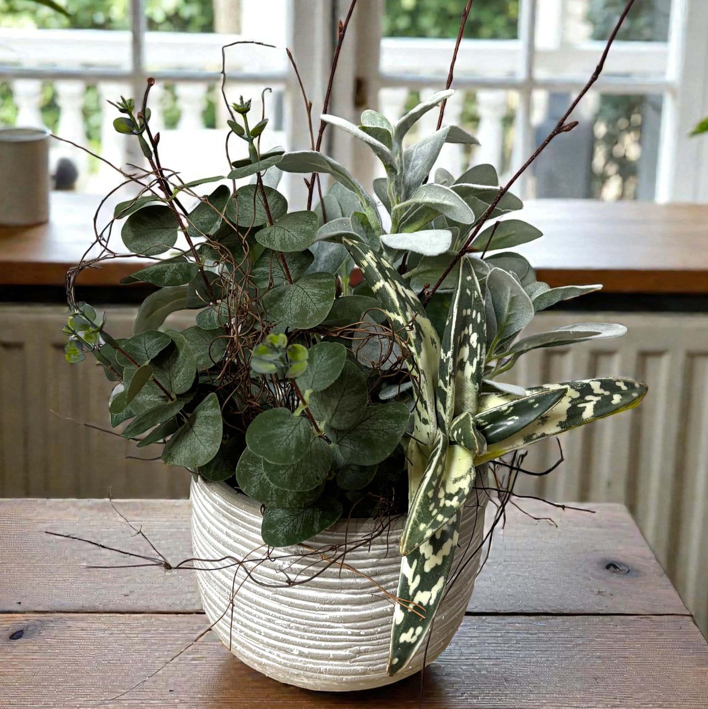 Forever Dish Garden Flower Bouquet