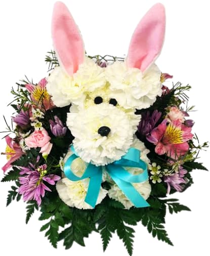 Bunny Blooms Pooch P-9043 Flower Bouquet
