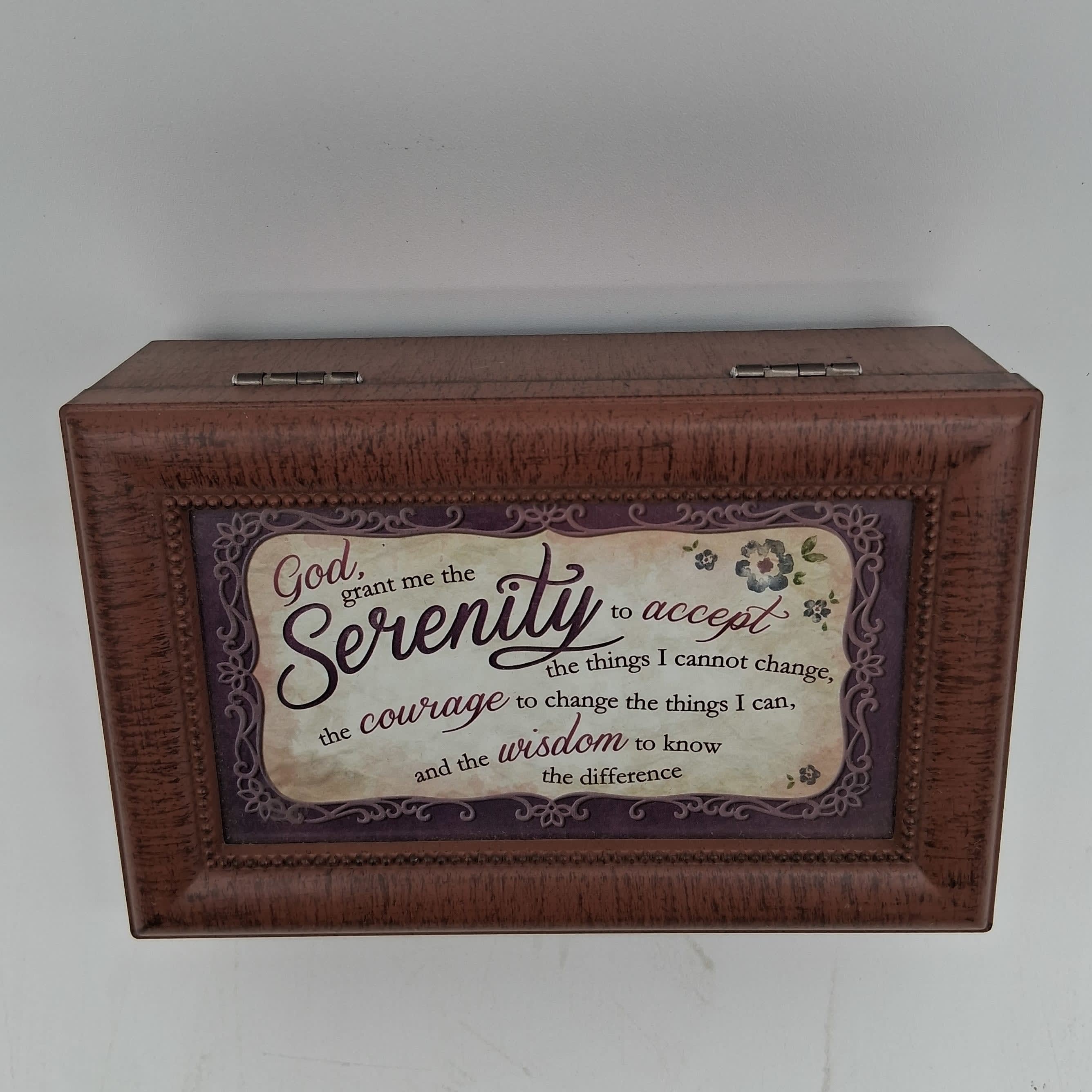 Serenity Prayer Music Box