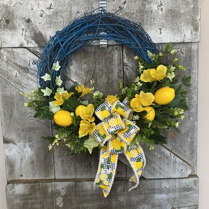 When Life Gives You Lemons Silk (Artificial) Wreath