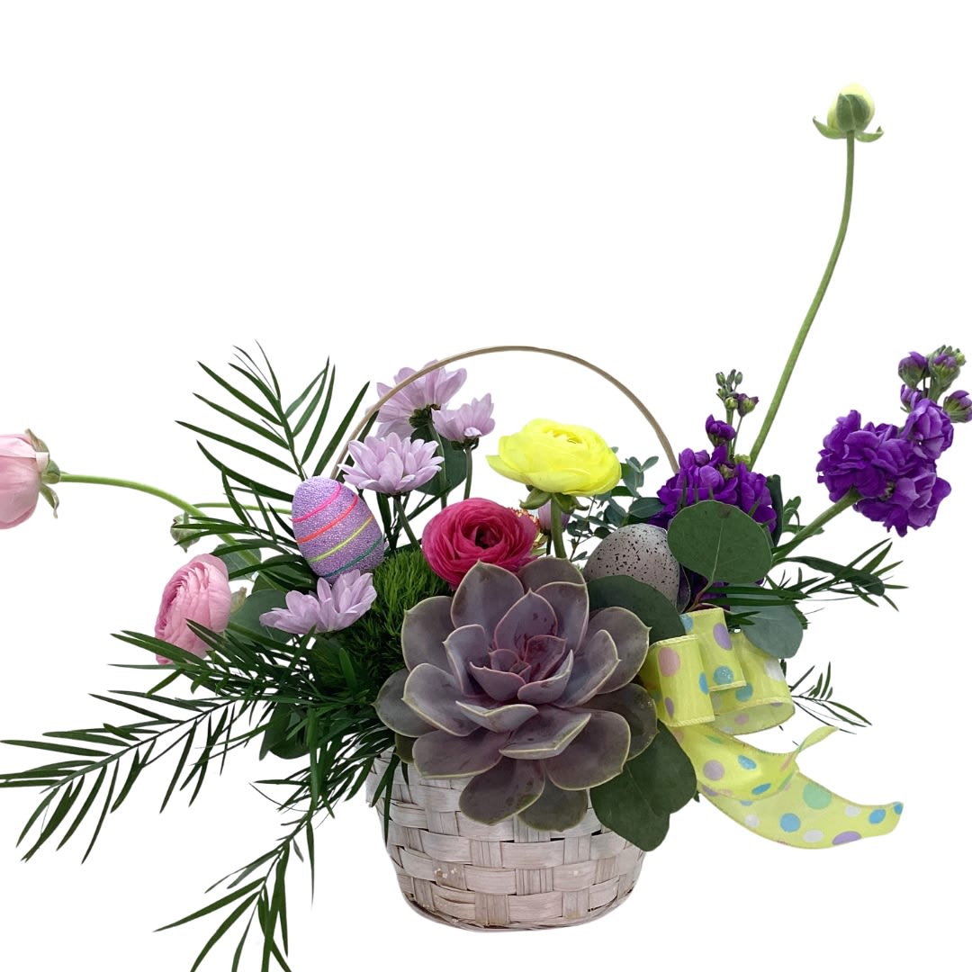 Easter Basket Flower Bouquet