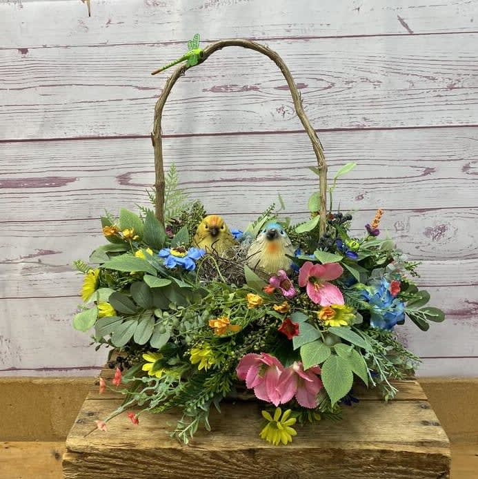 Birds Of A Feather Silk (Artificial) Arrangement