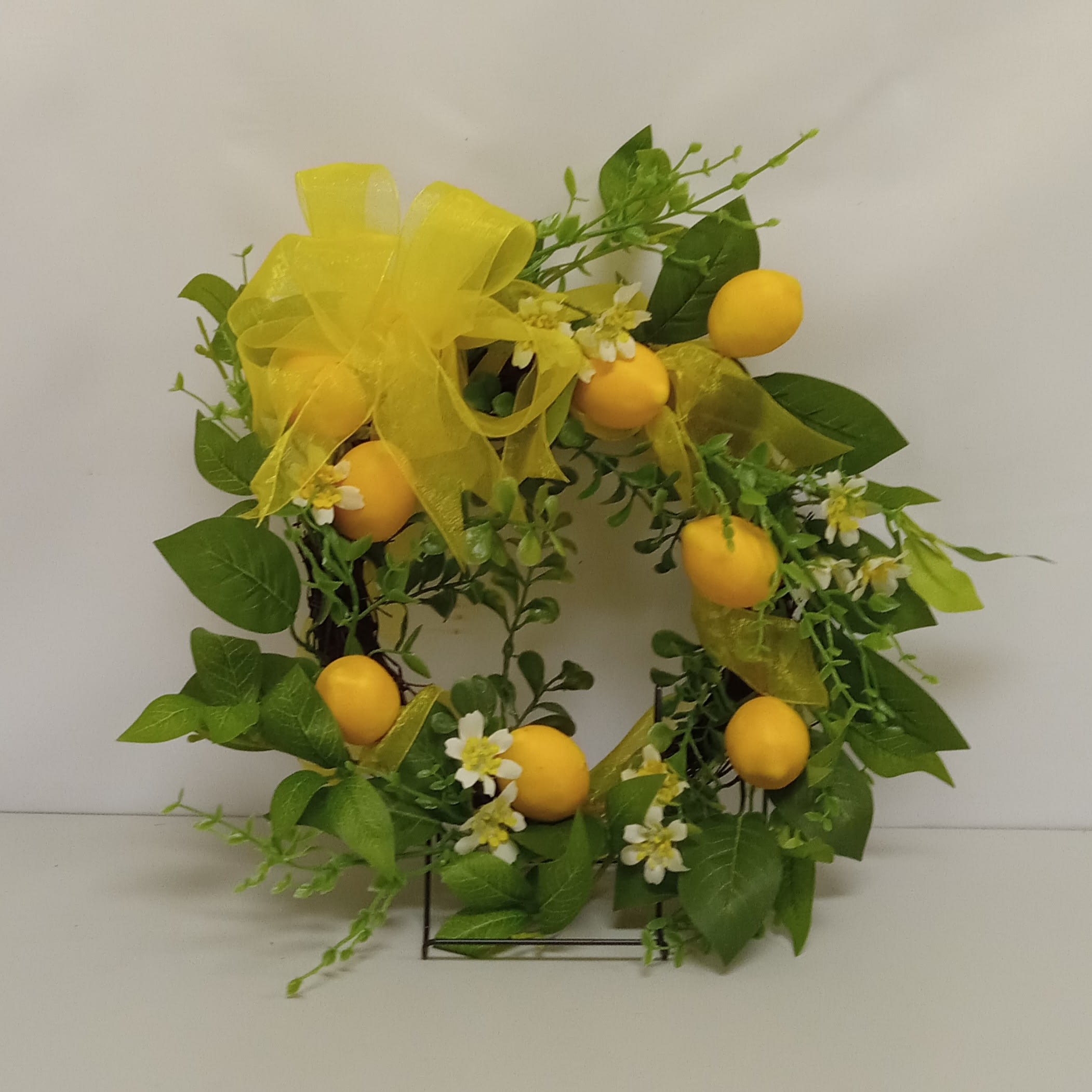 Lemon Vineyard Silk Wreath