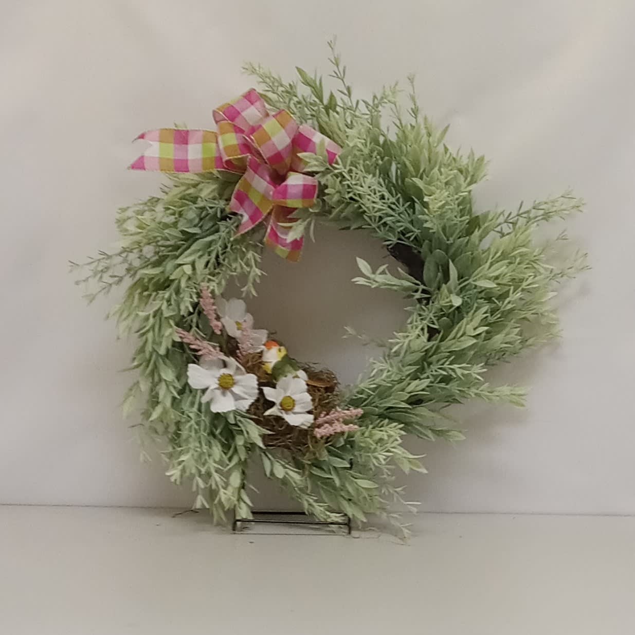 Bird Silk Wreath