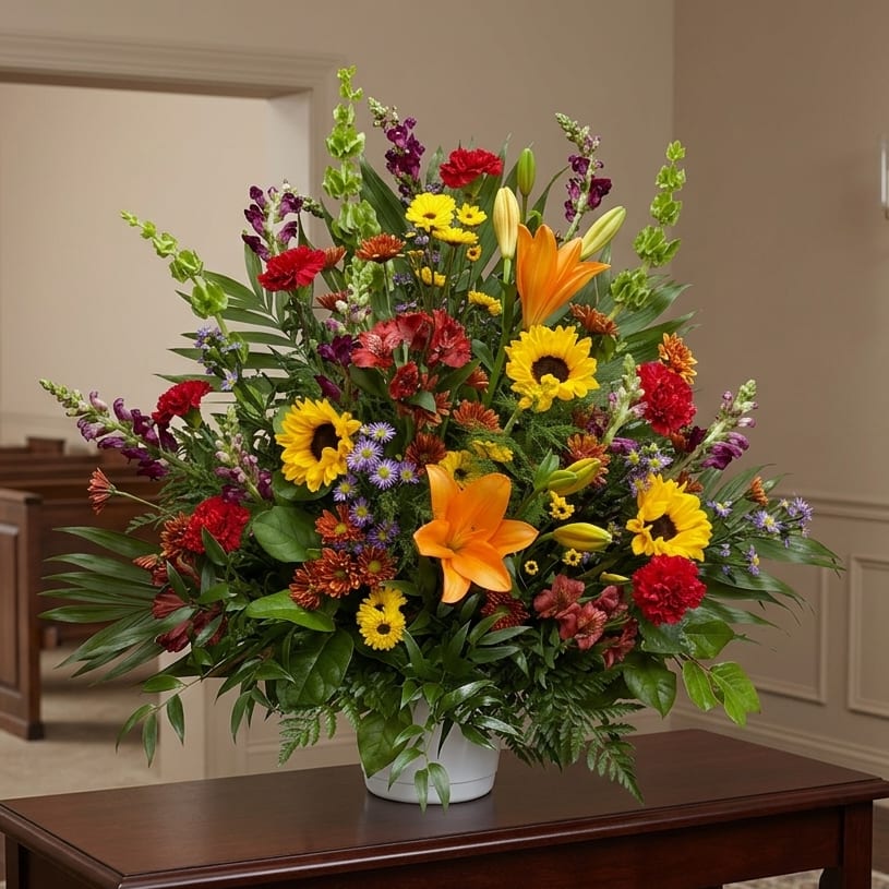 Warm Memories Traditional Arrangement