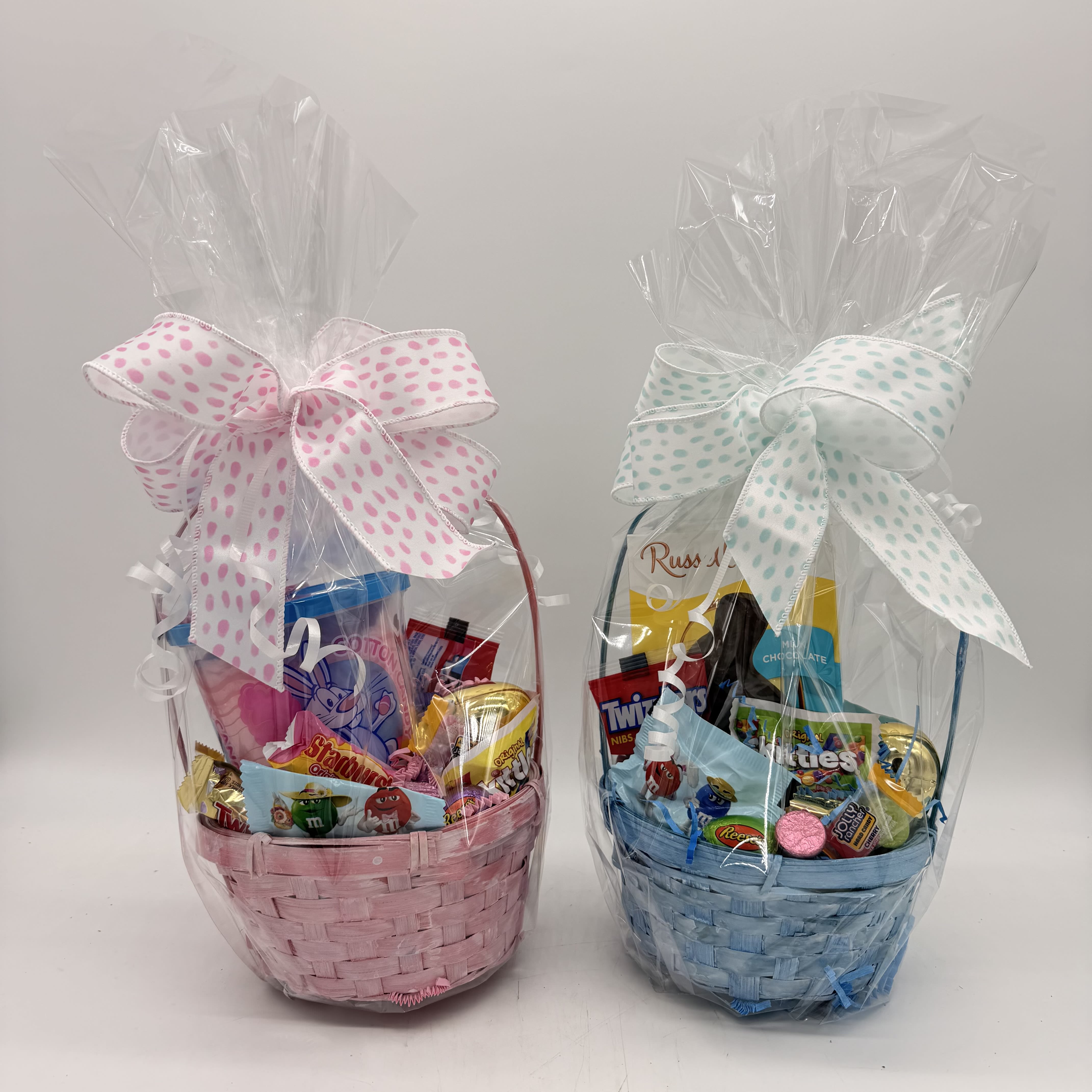 Easter Snack Basket Flower Bouquet