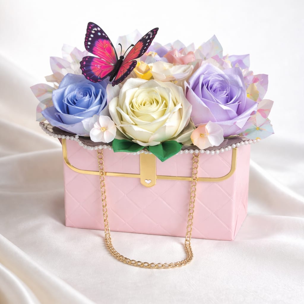 Petal Purse Bouquet Flower Bouquet