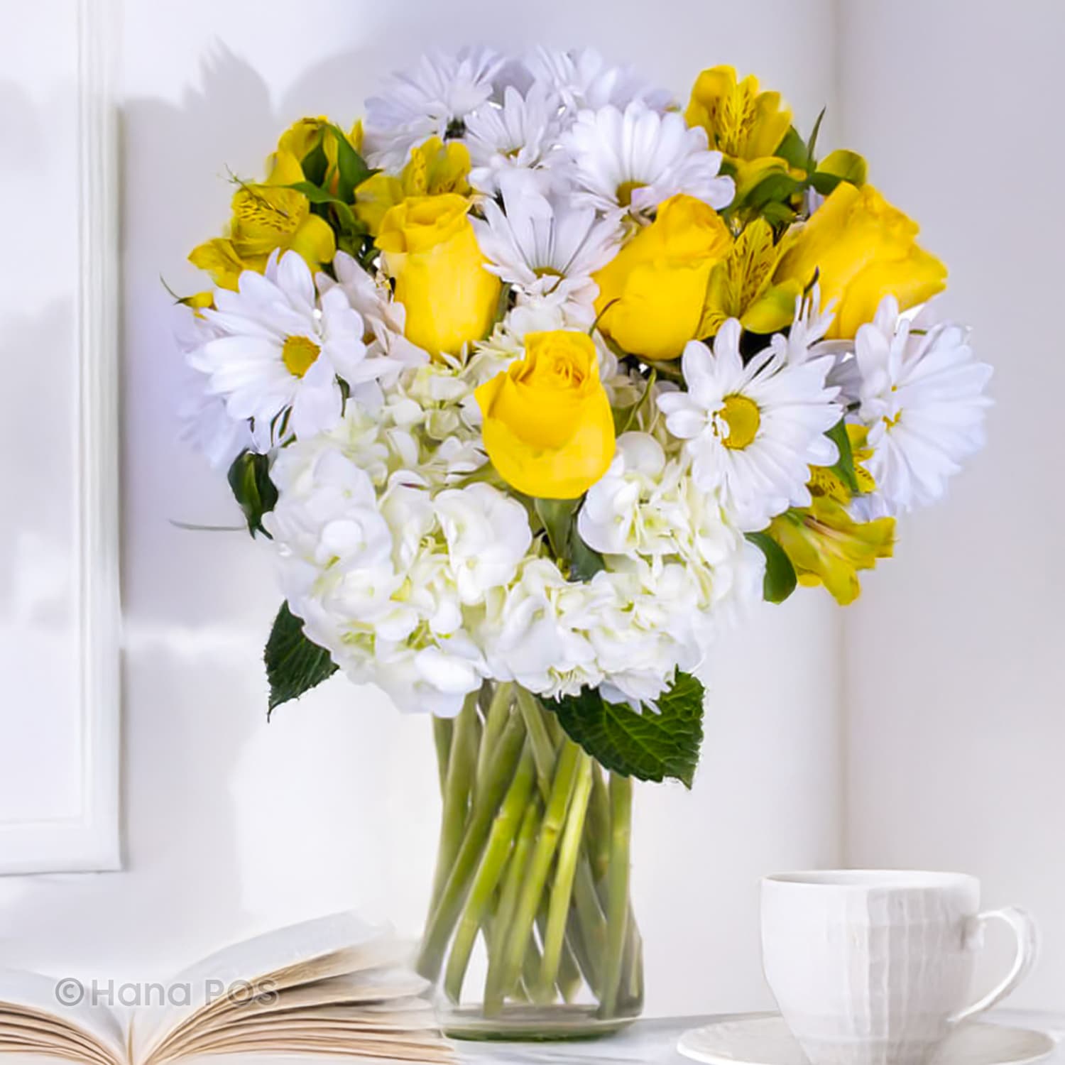 Roses & Daisies Flower Bouquet