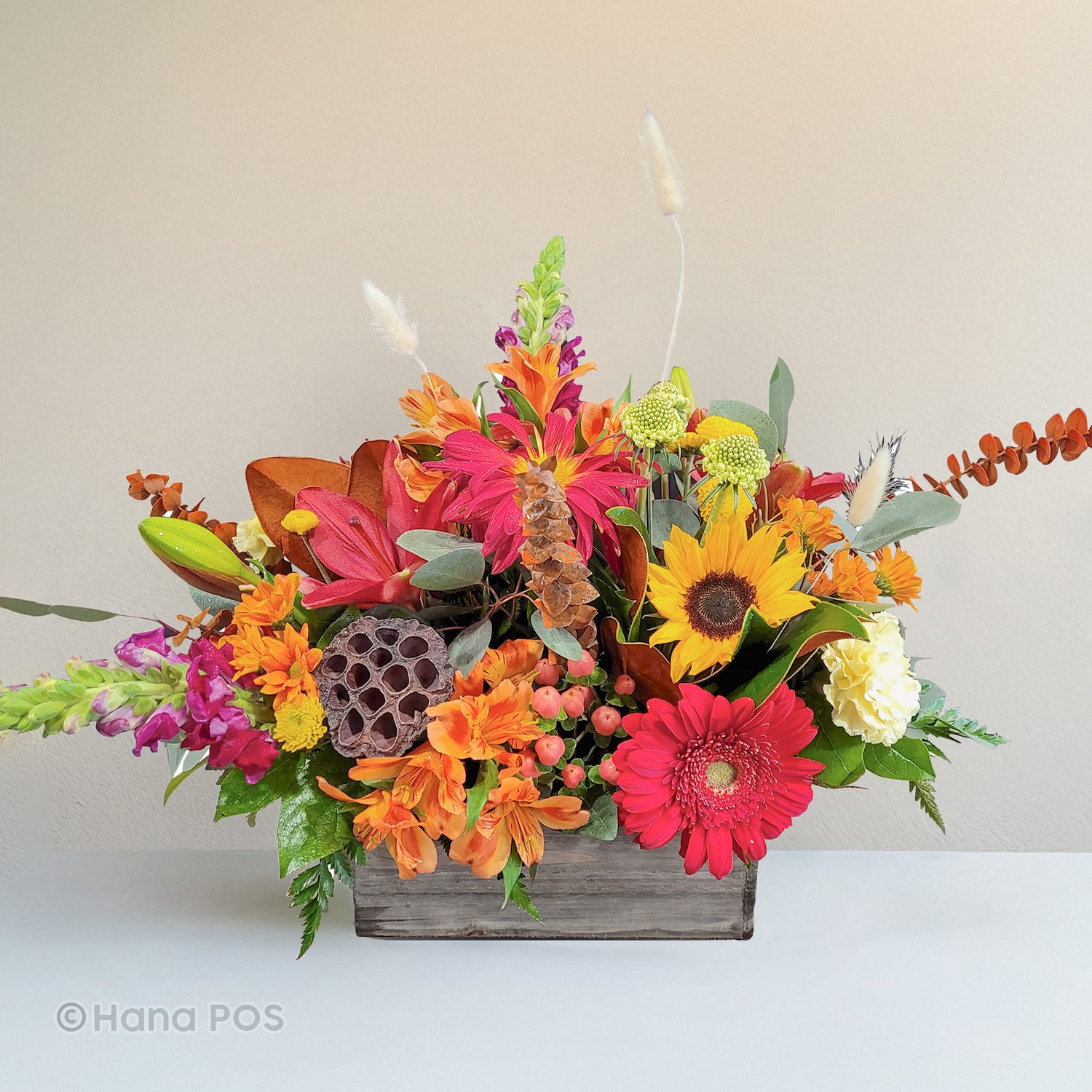 Fall Pride Flower Box