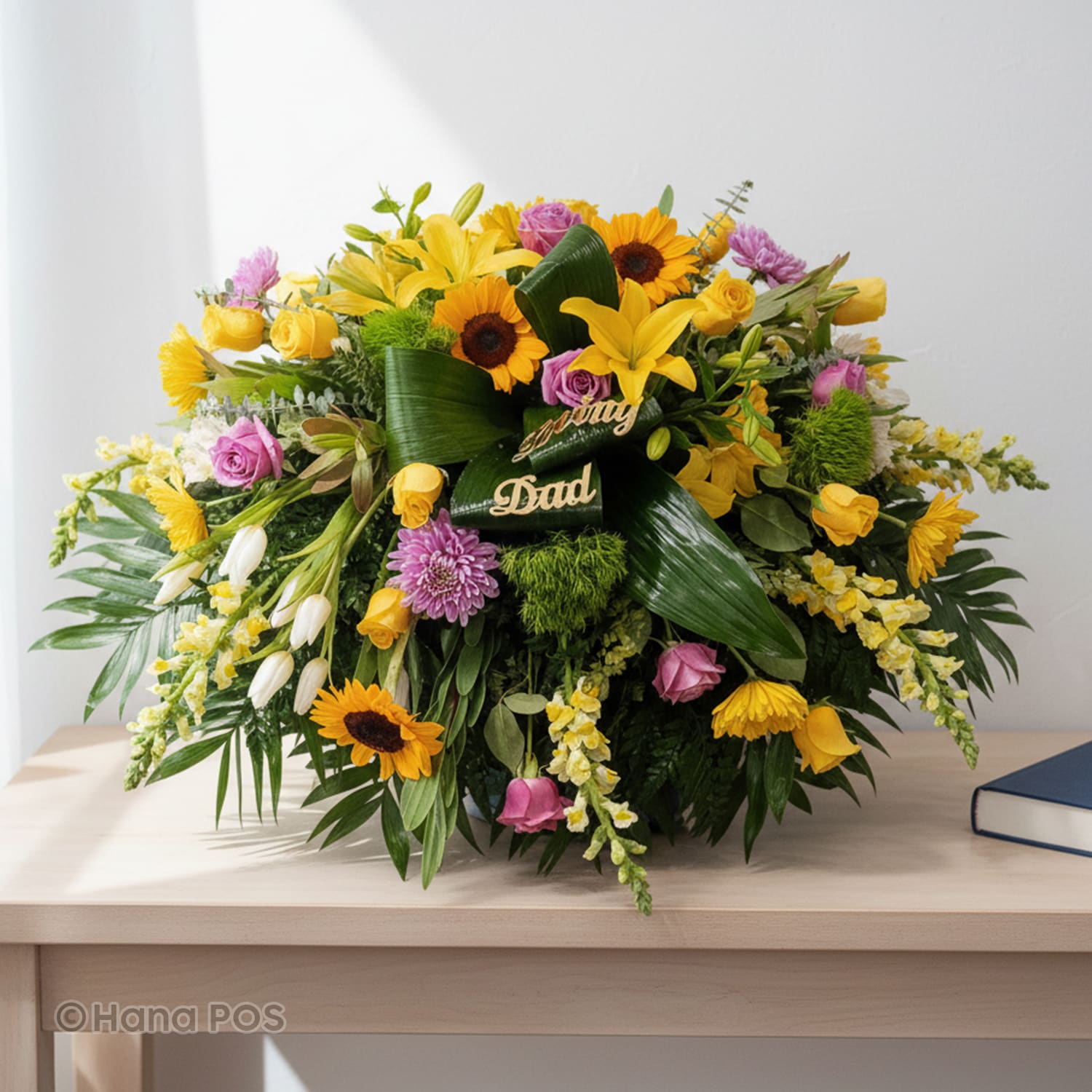 Treasured Memories Casket Spray