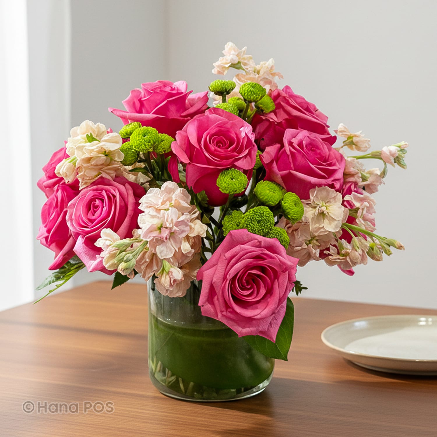 Hot Pink Love Flower Bouquet