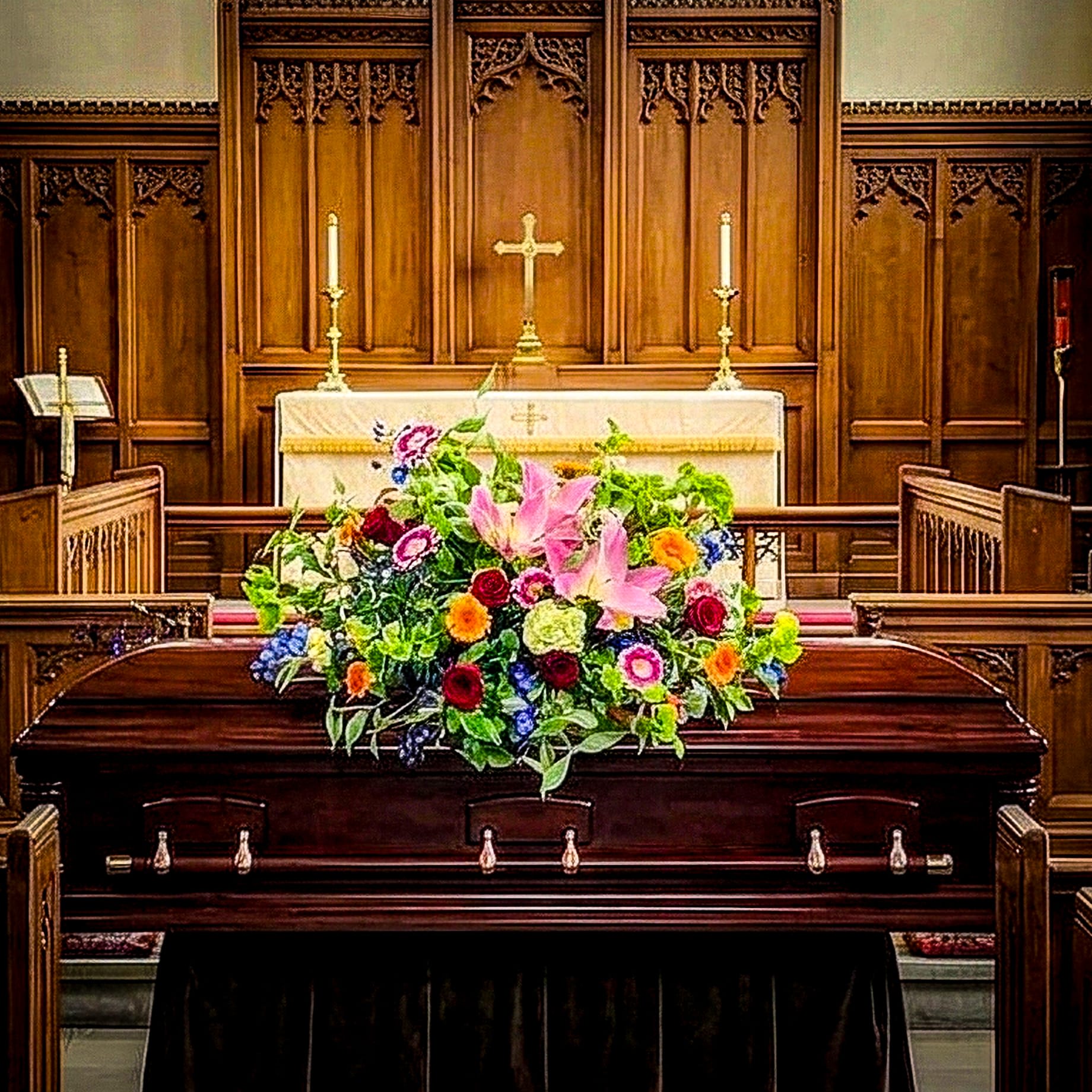 Bright Memoir - Casket Spray