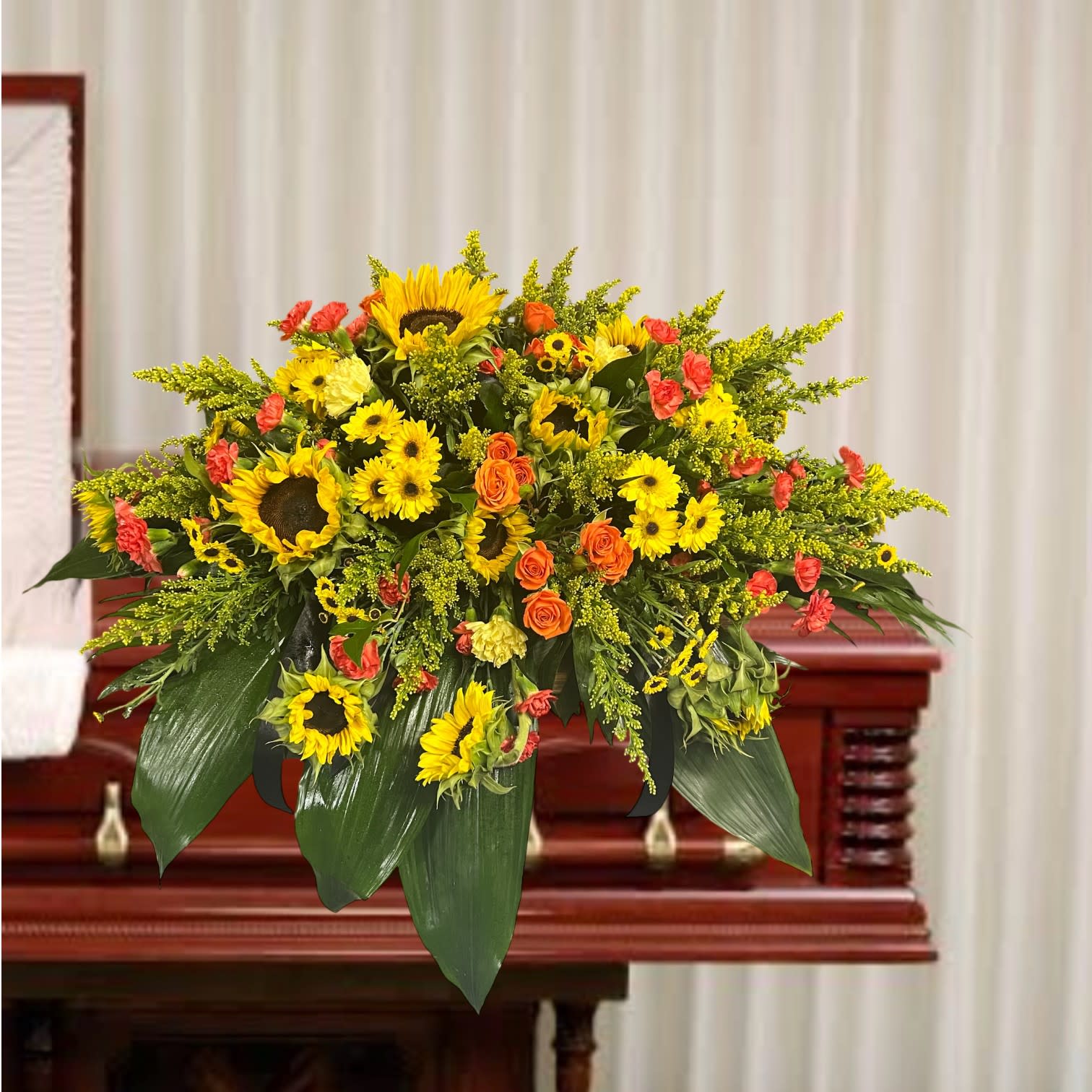 Masculine Casket Spray