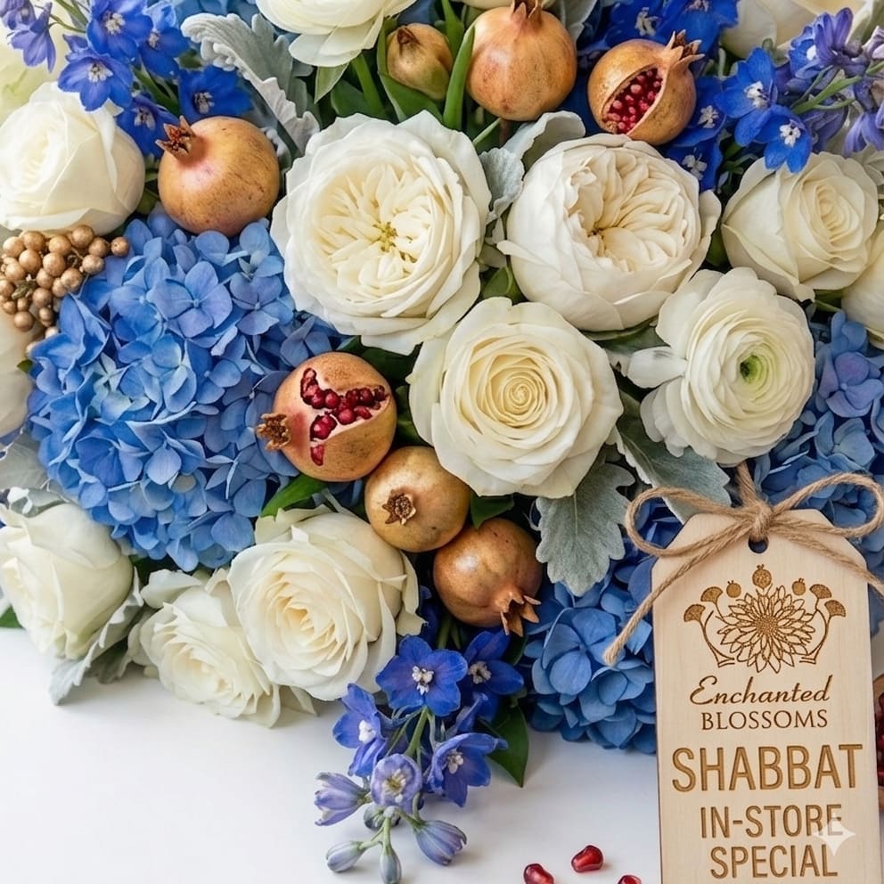 Shabbat Flowers Bell Works in-store Special