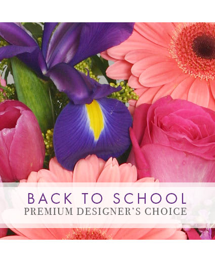 BACK TO SCHOOL BOUQUET
PREMIUM DESIGNER'S CHOICE Flower Bouquet