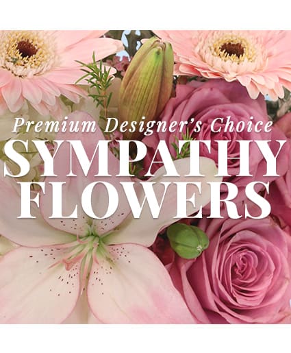 Graceful Sympathy Florals - Premium Designer's Choice