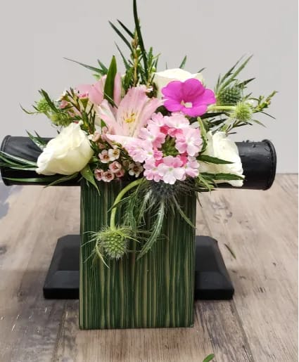 MIXED FLORAL POCKET SQUARE