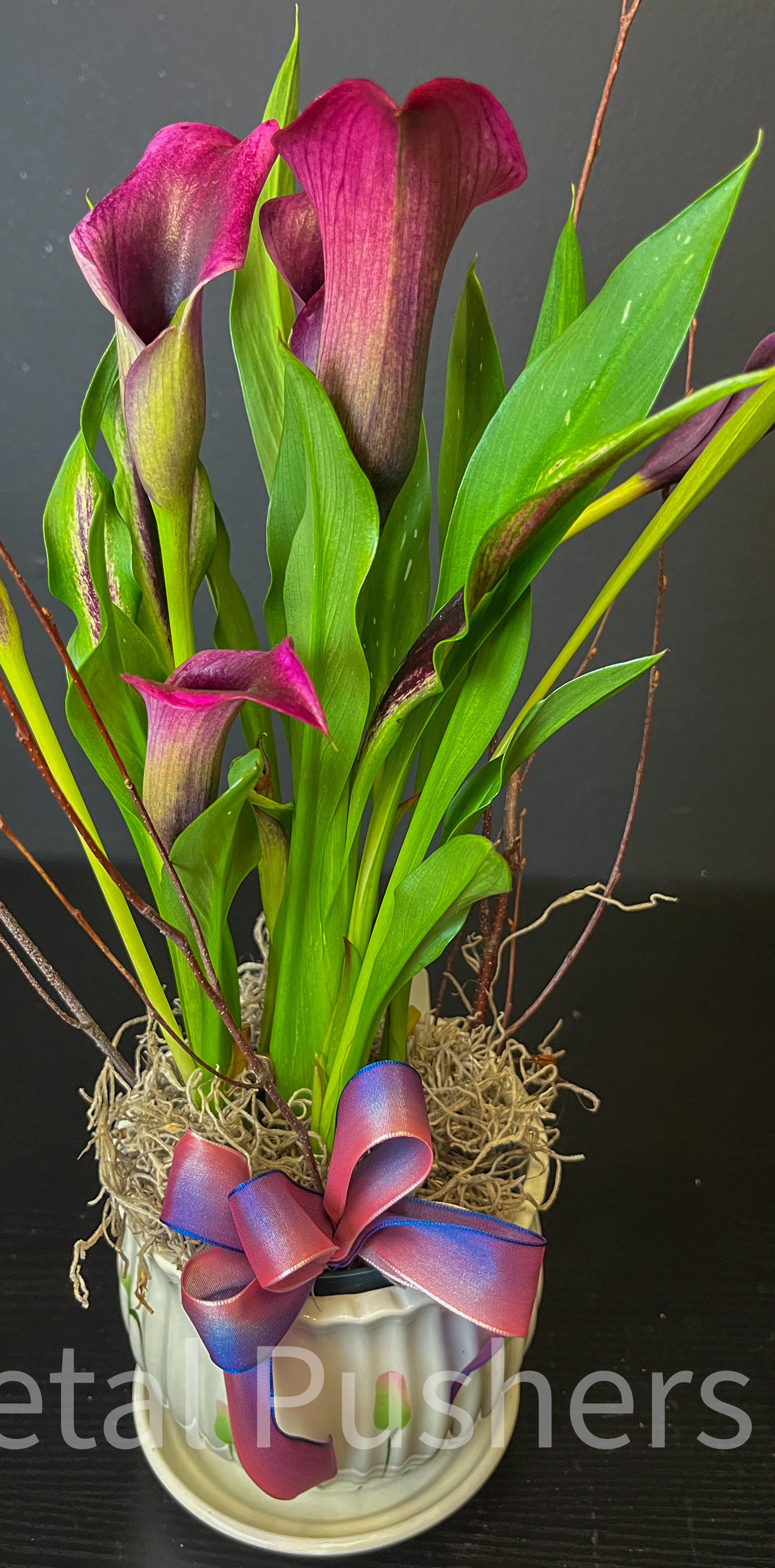 Purple Calla Flower Bouquet