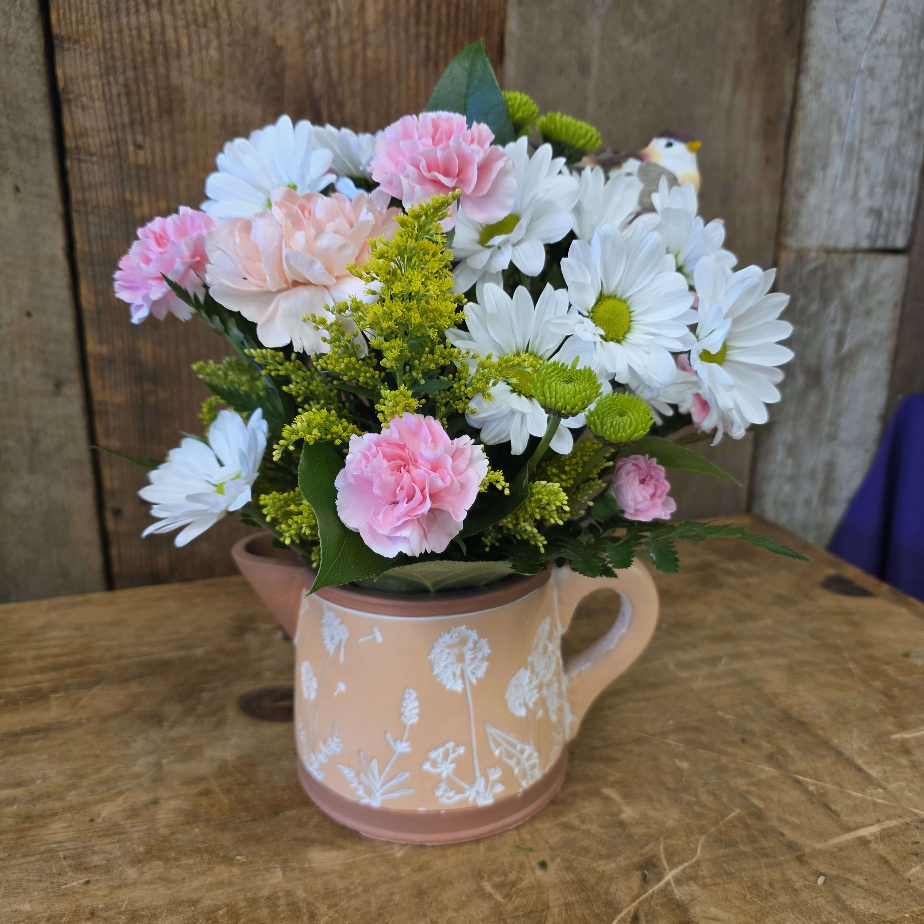 Judy's Watering Can Bouquet