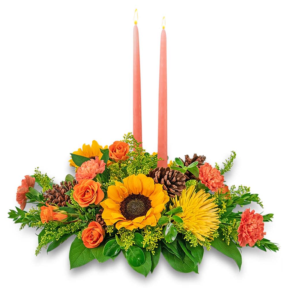 Foraging Feast Centerpiece Flower Bouquet