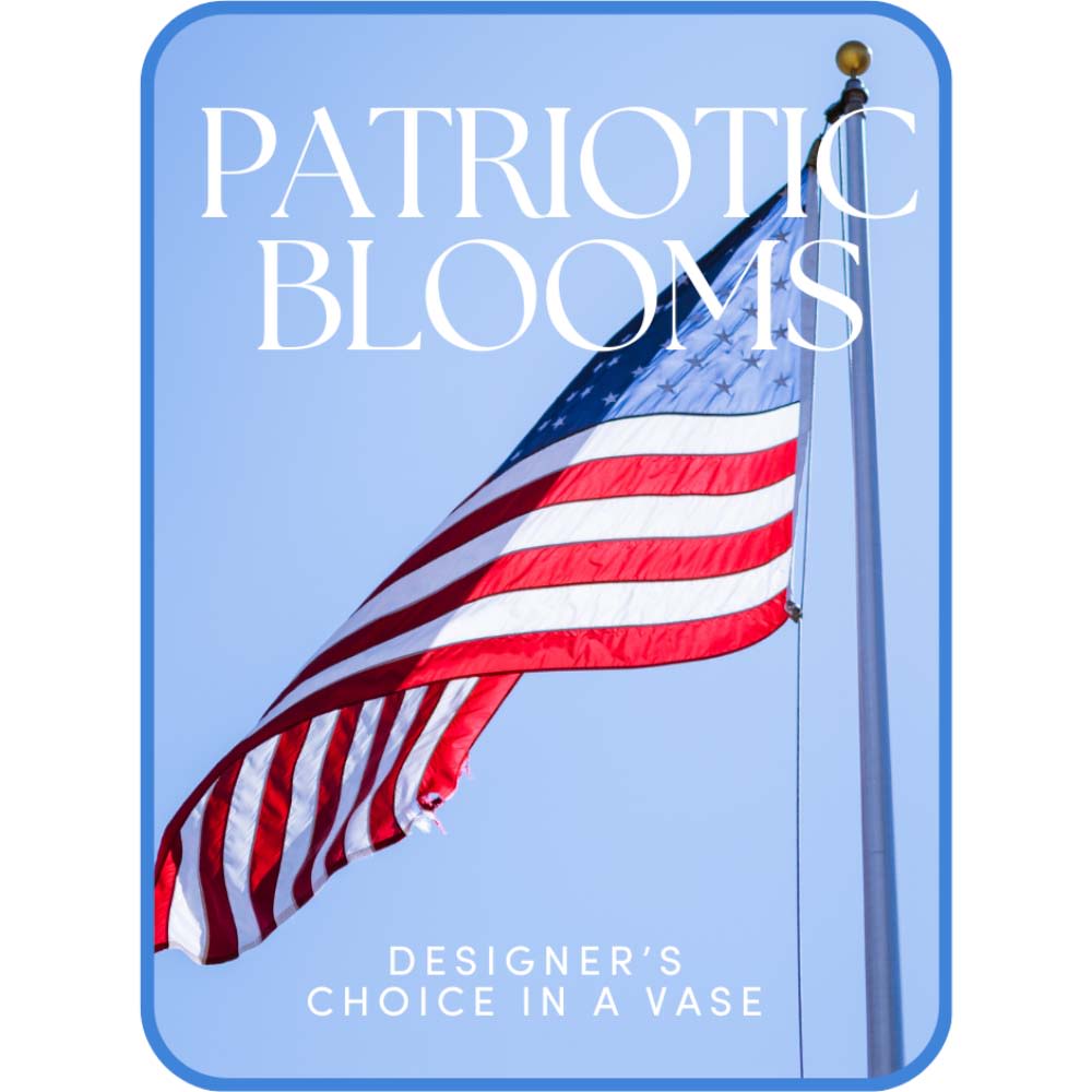 Designer's Choice Patriotic Blooms Flower Bouquet