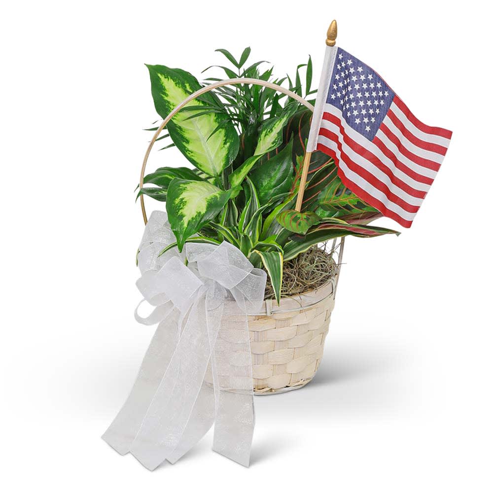 Patriotic Planter Flower Bouquet
