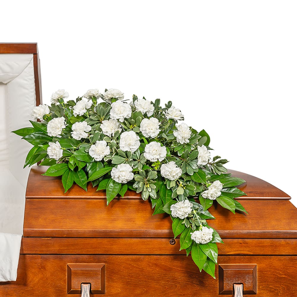 Wings of Peace Casket Spray Flower Bouquet