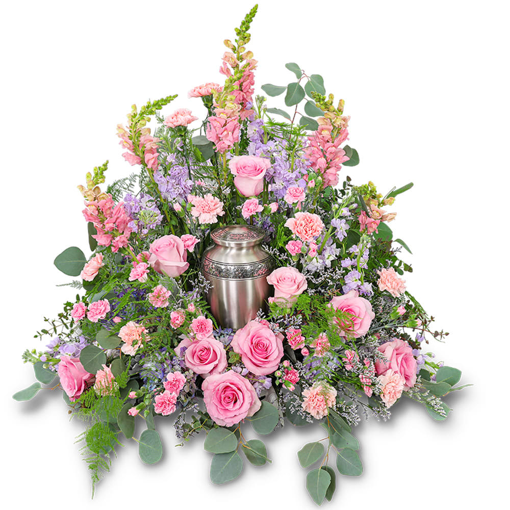 Glorious Garden Cremation Tribute Flower Bouquet
