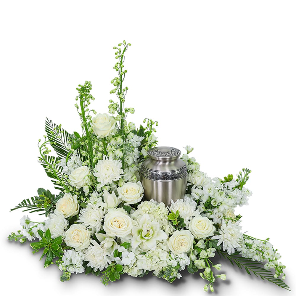 Pure Serenity Grande Cremation Tribute Flower Bouquet