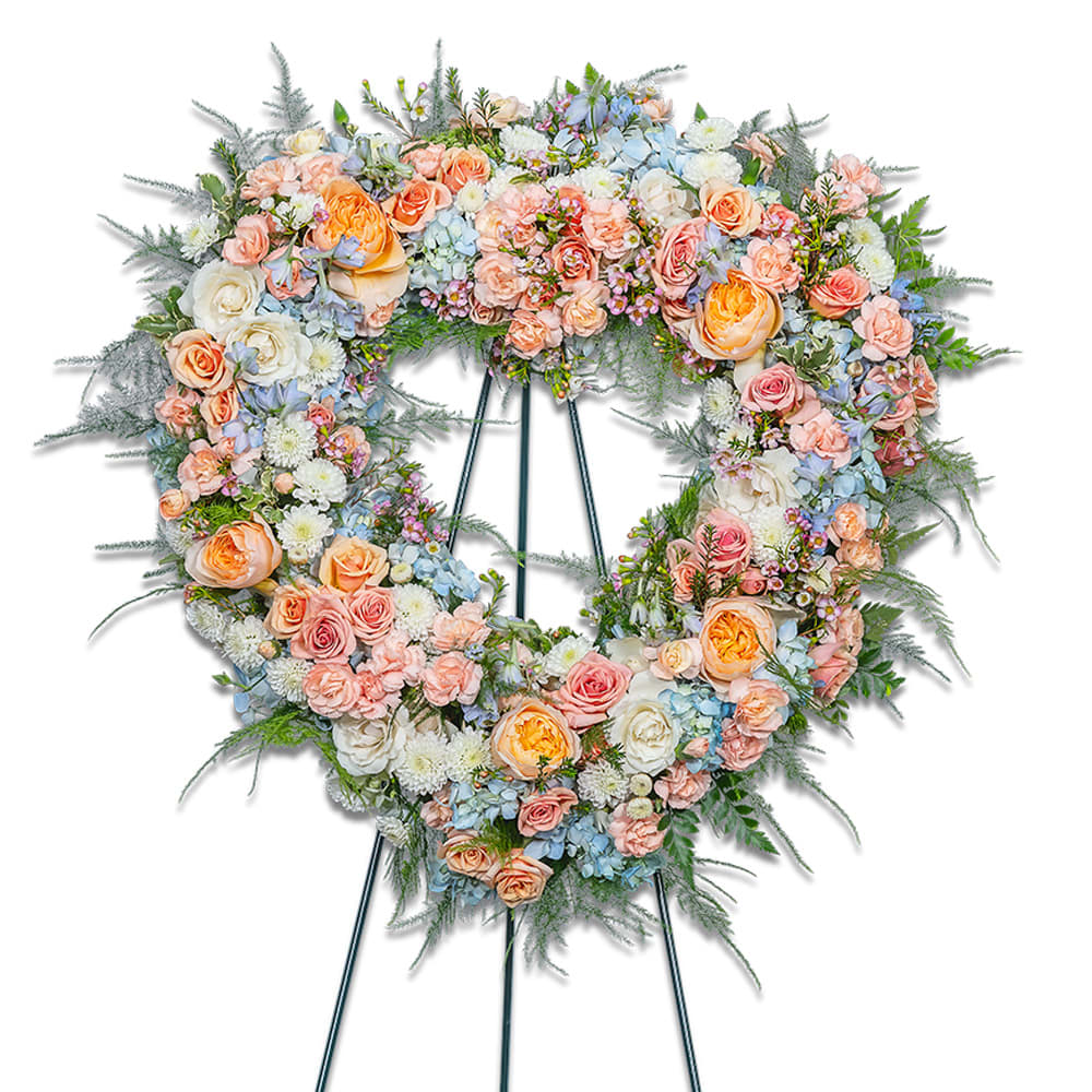 Meadow of Memories Heart Flower Bouquet