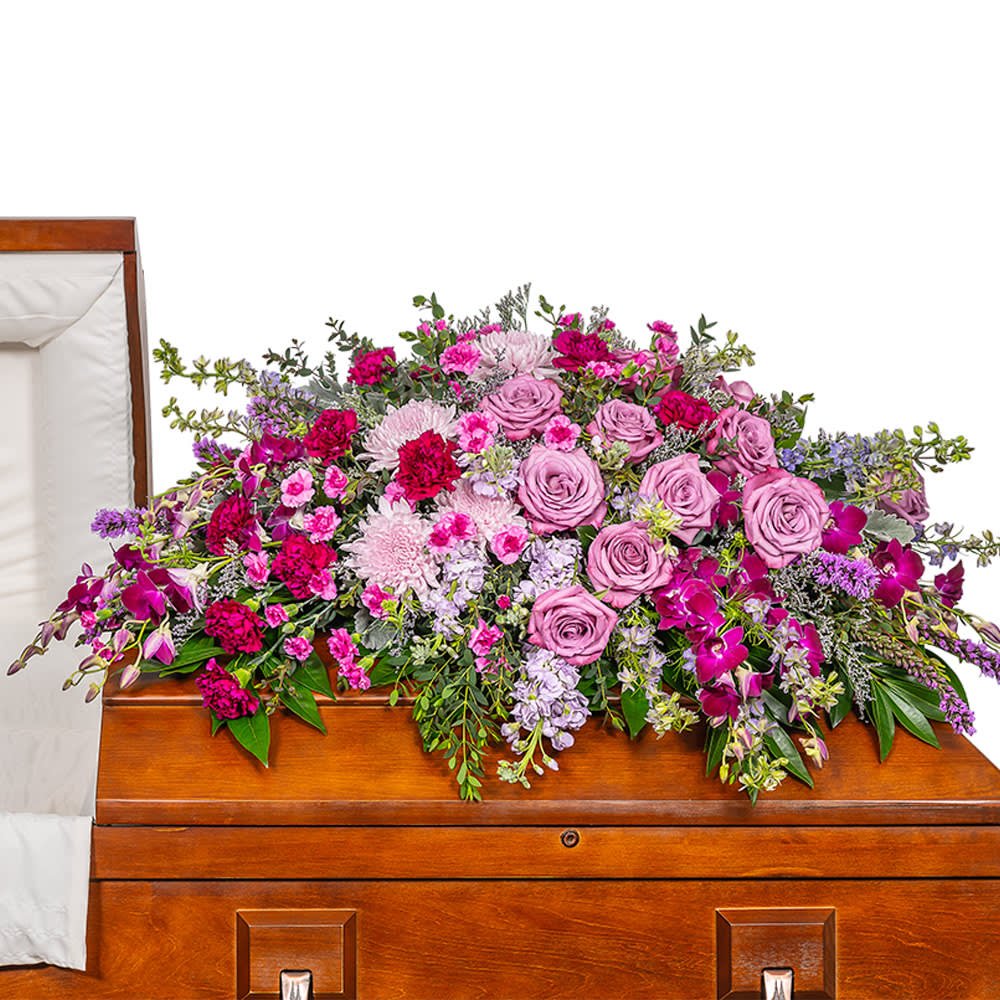 Eternal Embrace Casket Spray Flower Bouquet