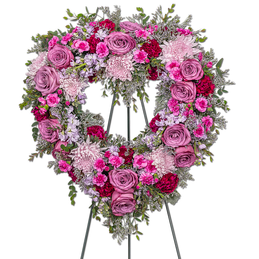 Eternal Embrace Heart Flower Bouquet