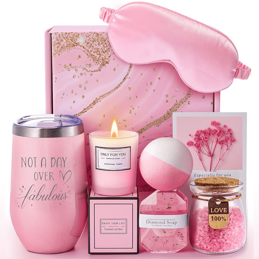Pretty in Pink Spa Gift Box – Luxury Self-Care Gift Set