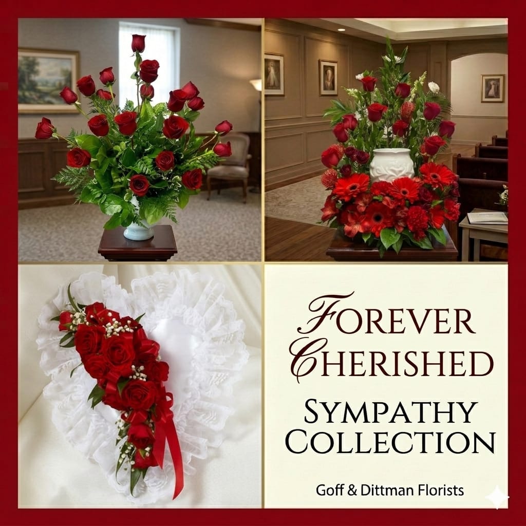 Forever Cherished Sympathy Collection Flower Bouquet