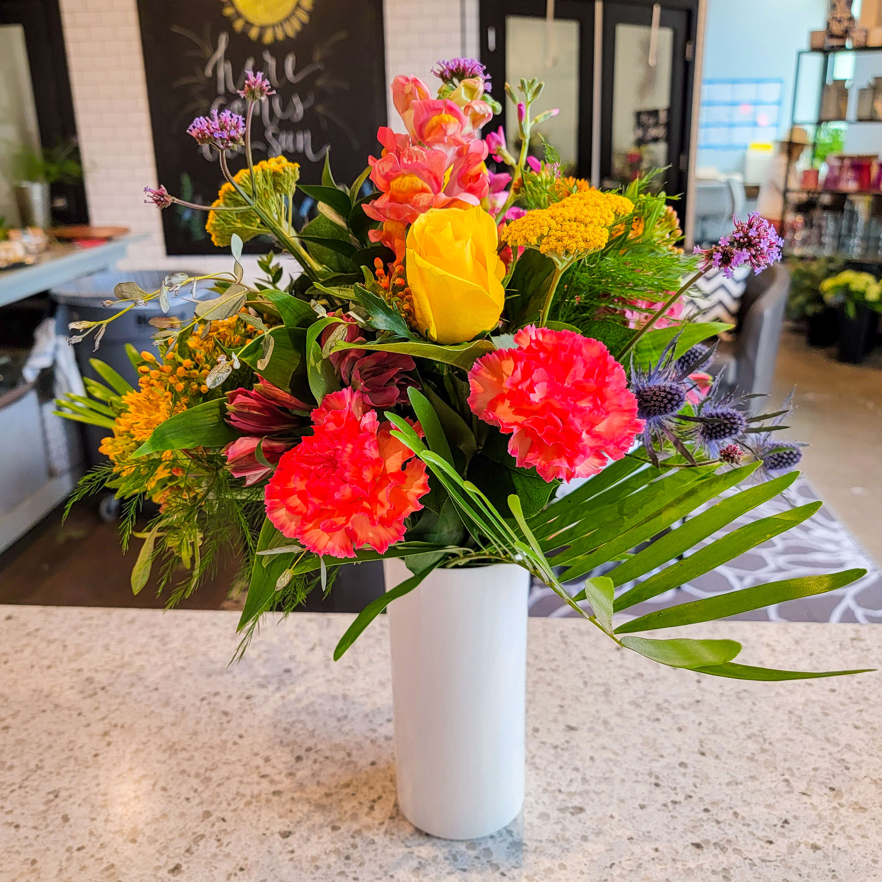 Traditional Style, Bright, Lavish Flower Bouquet