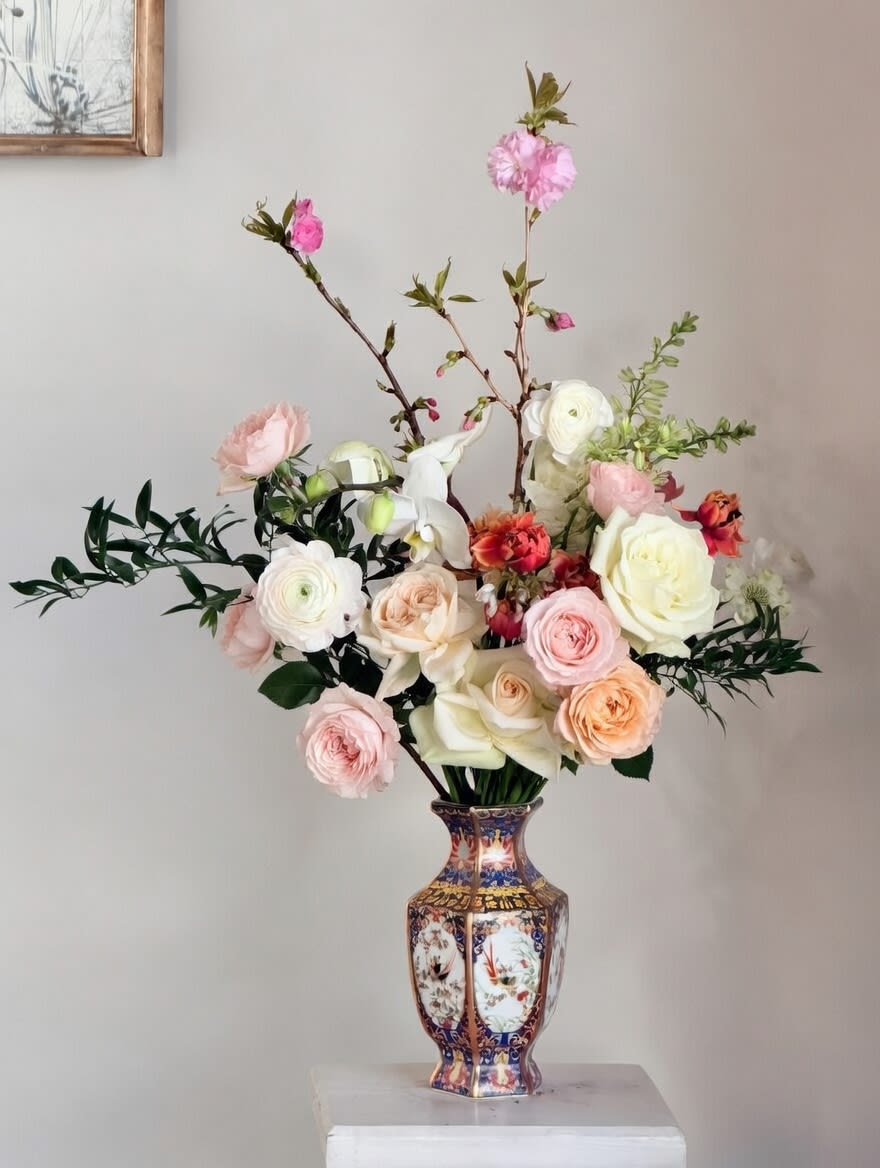 Peacock Arrangement Flower Bouquet