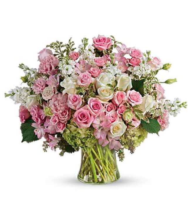 Pink Meadows Garden Deluxe Flower Bouquet