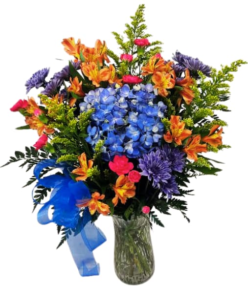 Azurite Aura V-1511 Flower Bouquet