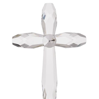 Standing Clear Cross Flower Bouquet
