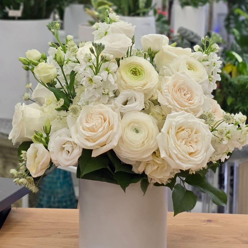 White Dove Flower Bouquet