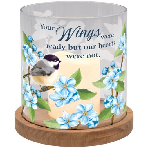 Wings Were Ready Hurricane Candle
