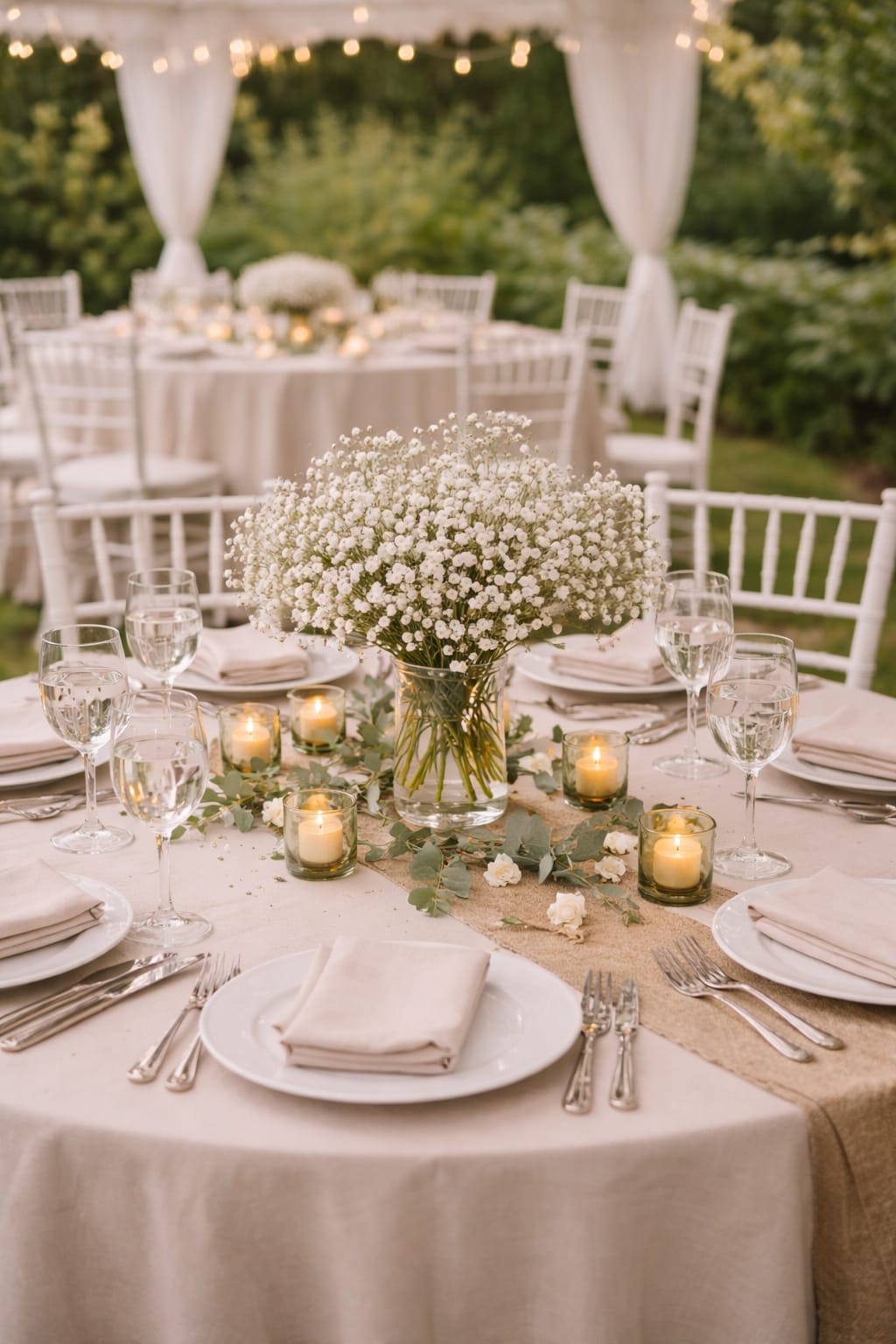 WC-1 Centro de mesa en baby breth