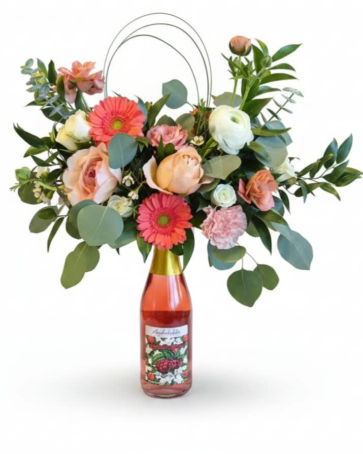 Apple Raspberry Blooms Centrepiece