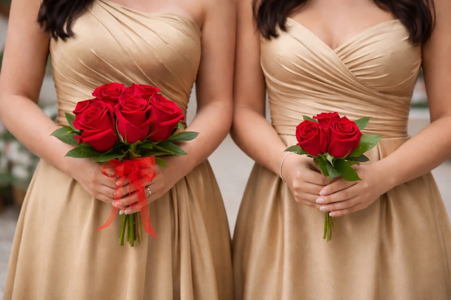 WB-12 Pucha de madrina y dama en rosas