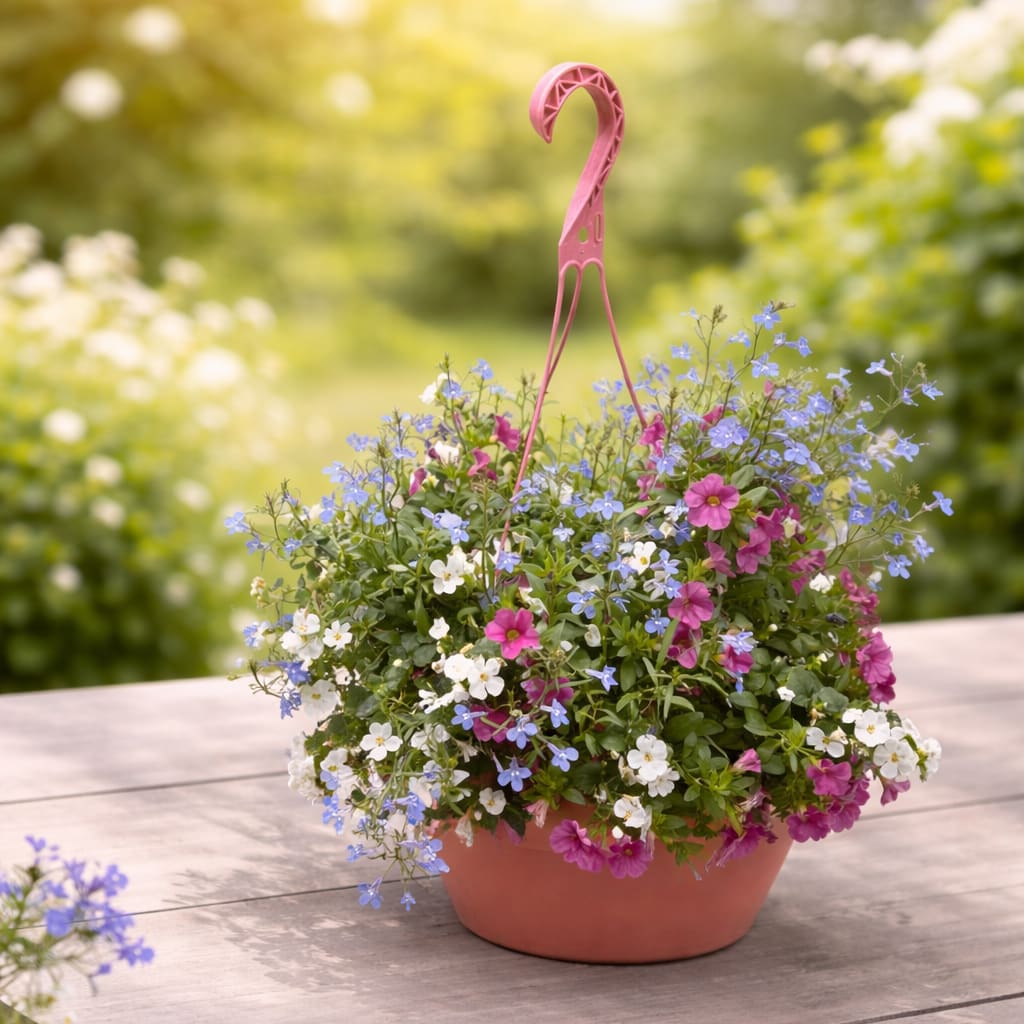 Mixed Flower Hanging Basket Flower Bouquet