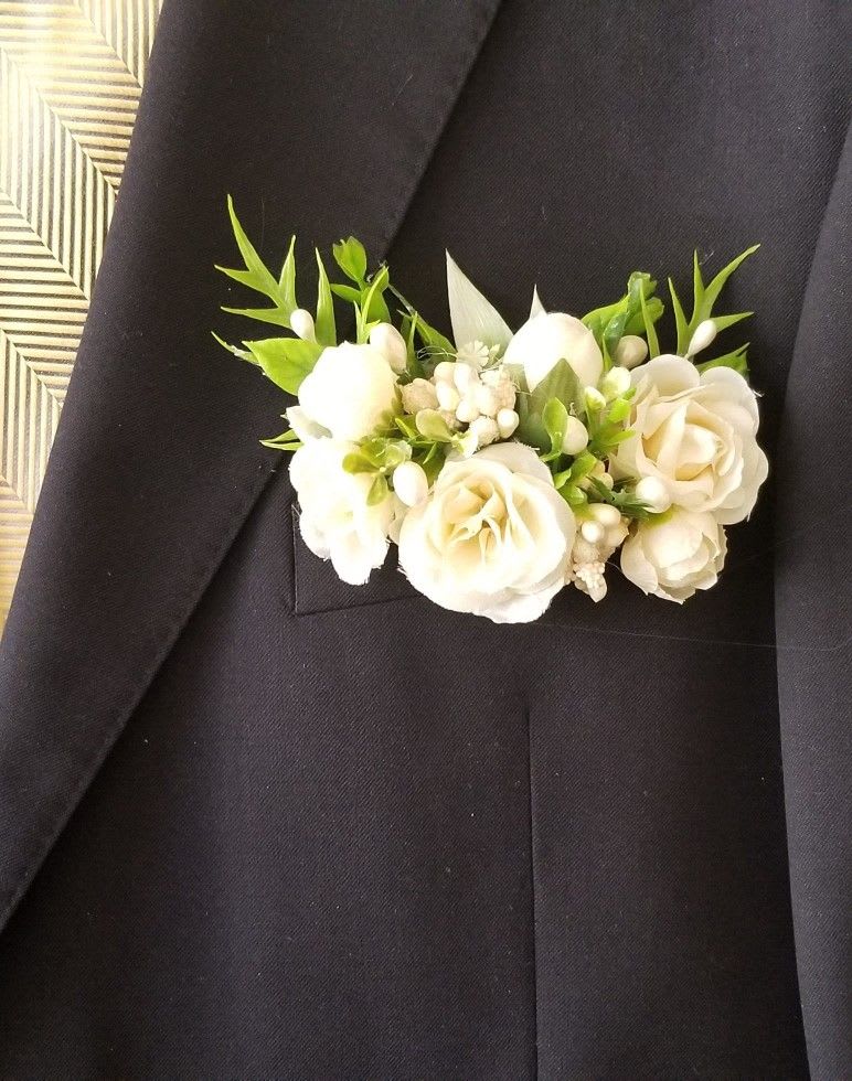 Pocket Square Boutonniere