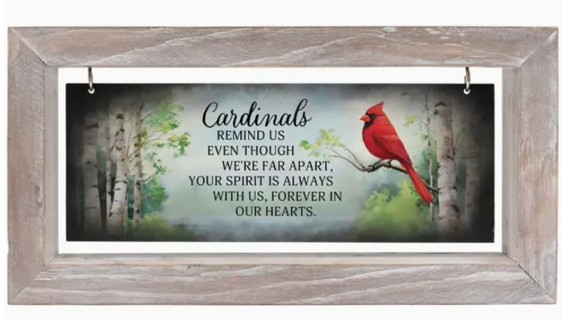 Cardinals Framed Message Bar
