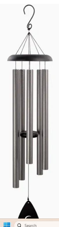 Pewter Fleck 44" Signature Series Chime