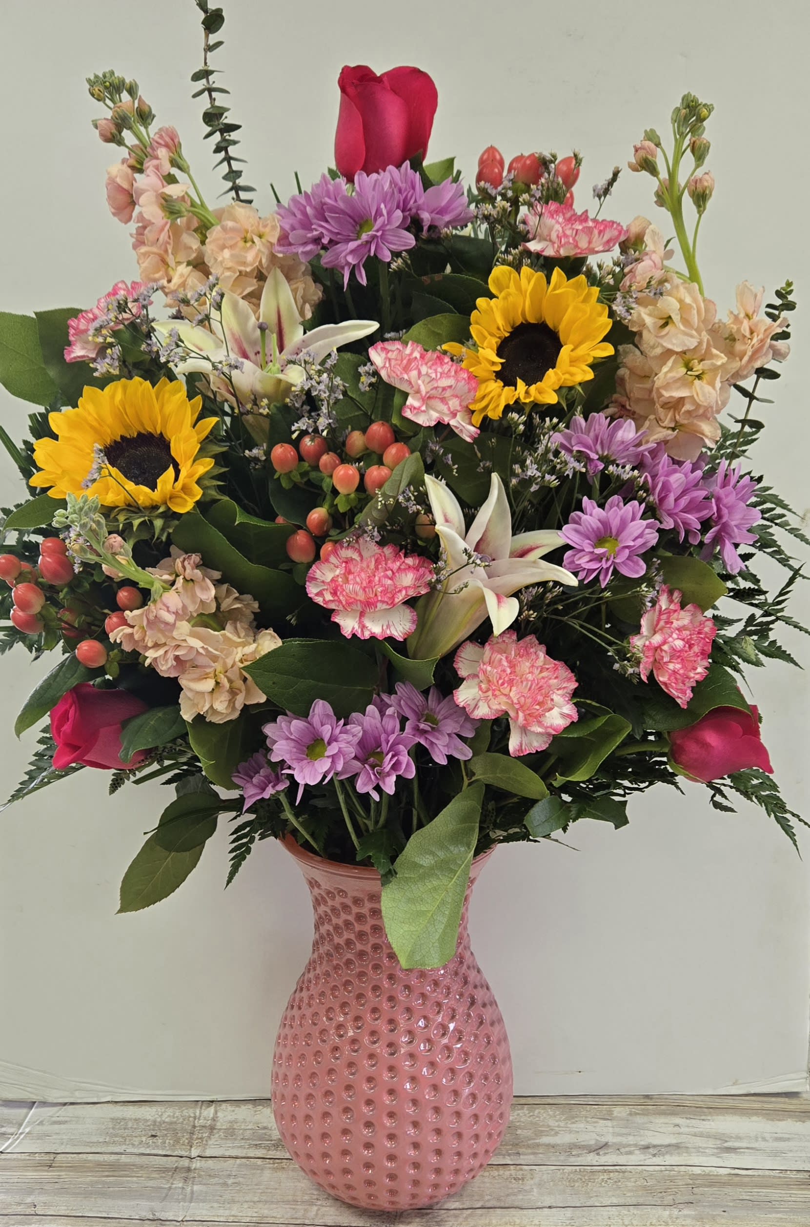 Super Deluxe Mixed Vase Arrangement Flower Bouquet