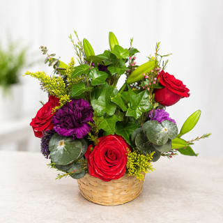 Flowering Garden Basket Flower Bouquet
